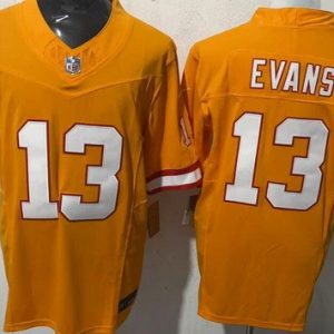 Tampa Bay Buccaneers #13 Mike Evans Limited Orange Throwback FUSE Vapor Jersey