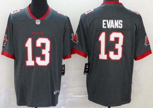 Tampa Bay Buccaneers #13 Mike Evans Limited Pewter Vapor Untouchable Jersey