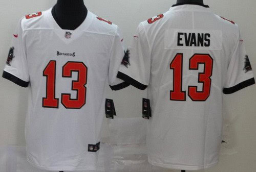 Tampa Bay Buccaneers #13 Mike Evans Limited White 2020 Vapor Untouchable Jersey