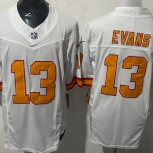 Tampa Bay Buccaneers #13 Mike Evans Limited White Throwback FUSE Vapor Jersey