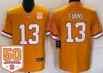 Tampa Bay Buccaneers #13 Mike Evans Limited Yellow Throwback 50th Seasons Vapor Jersey