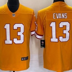 Tampa Bay Buccaneers #13 Mike Evans Limited Yellow Throwback Vapor Jersey