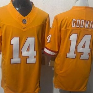 Tampa Bay Buccaneers #14 Chris Godwin Limited Yellow Throwback FUSE Vapor Jersey