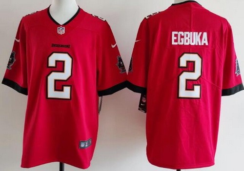 Tampa Bay Buccaneers #2 Emeka Egbuka Limited Red Throwback Vapor Jersey