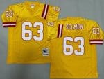 Tampa Bay Buccaneers #63 Lee Roy Selmon Yellow Throwback Jersey