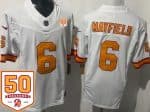 Tampa Bay Buccaneers #6 Baker Mayfield Limited White Throwback 50th Seasons FUSE Vapor Jersey