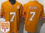 Tampa Bay Buccaneers #7 Bucky Irving Limited Orange Throwback 50th Seasons FUSE Vapor Jersey
