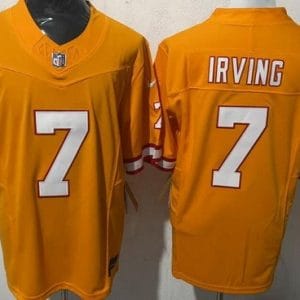 Tampa Bay Buccaneers #7 Bucky Irving Limited Orange Throwback FUSE Vapor Jersey