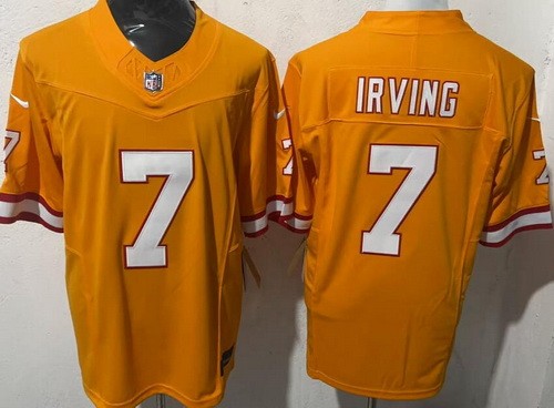 Tampa Bay Buccaneers #7 Bucky Irving Limited Orange Throwback FUSE Vapor Jersey
