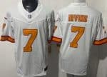 Tampa Bay Buccaneers #7 Bucky Irving Limited White Throwback FUSE Vapor Jersey