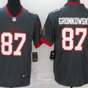 Tampa Bay Buccaneers #87 Rob Gronkowski Limited Pewter Vapor Untouchable Jersey