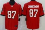Tampa Bay Buccaneers #87 Rob Gronkowski Limited Red Vapor Untouchable Jersey