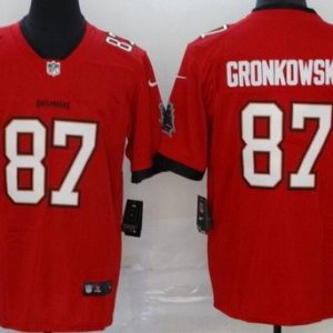 Tampa Bay Buccaneers #87 Rob Gronkowski Limited Red Vapor Untouchable Jersey