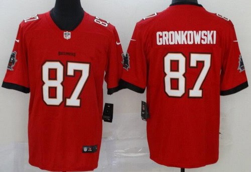 Tampa Bay Buccaneers #87 Rob Gronkowski Limited Red Vapor Untouchable Jersey