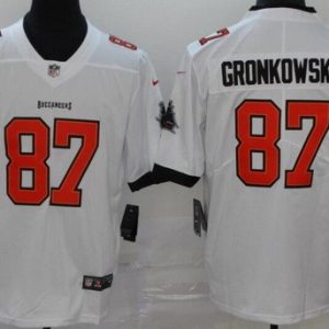 Tampa Bay Buccaneers #87 Rob Gronkowski Limited White Vapor Untouchable Jersey