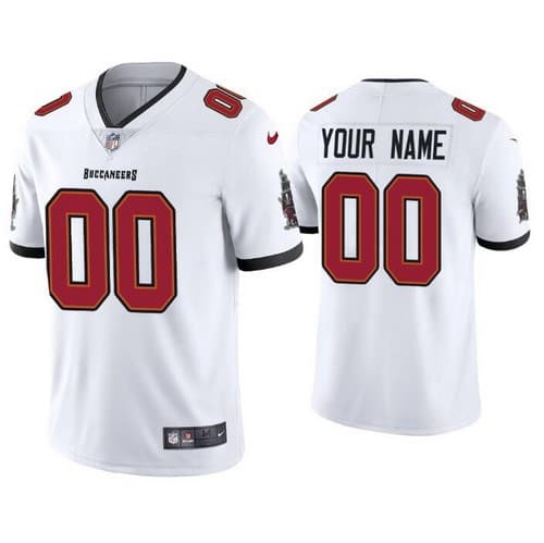 Tampa Bay Buccaneers Customized Limited White 2020 Vapor Untouchable Jersey