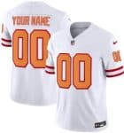 Tampa Bay Buccaneers Customized Limited White Throwback FUSE Vapor Jersey