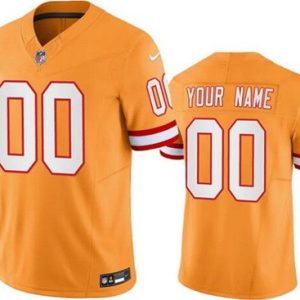 Tampa Bay Buccaneers Customized Limited Yellow Throwback FUSE Vapor Jersey