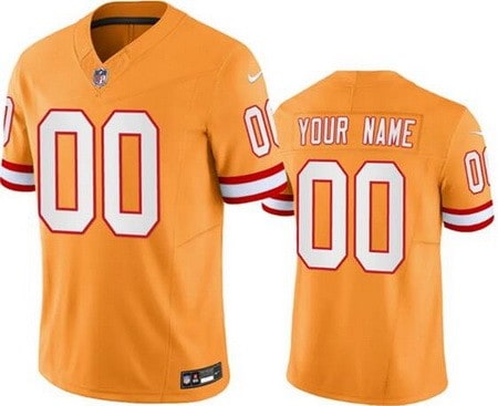 Tampa Bay Buccaneers Customized Limited Yellow Throwback FUSE Vapor Jersey