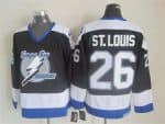 Tampa Bay Lightning #26 Martin St Louis Black Throwback Jersey