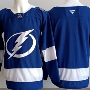 Tampa Bay Lightning Blank Blue Authentic Jersey