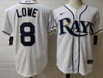 Tampa Bay Rays #8 Brandon Lowe White 2020 Cool Base Jersey