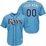 Tampa Bay Rays CustomizedLight Blue Cool Base Jersey