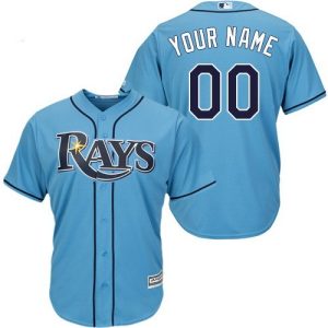Tampa Bay Rays CustomizedLight Blue Cool Base Jersey
