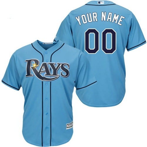 Tampa Bay Rays CustomizedLight Blue Cool Base Jersey