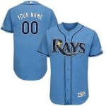 Tampa Bay Rays CustomizedLight Blue FlexBase Jersey