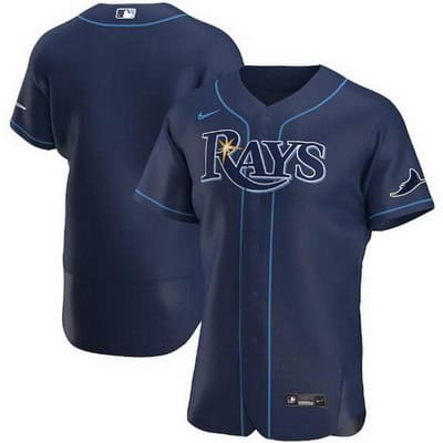 Tampa Bay Rays CustomizedNavy 2020 FlexBase Jersey