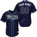 Tampa Bay Rays CustomizedNavy Blue Cool Base Jersey