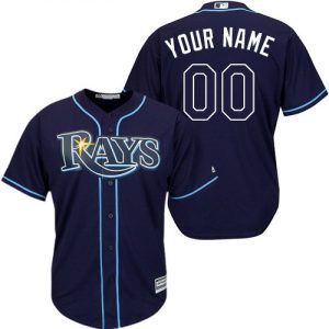 Tampa Bay Rays CustomizedNavy Blue Cool Base Jersey