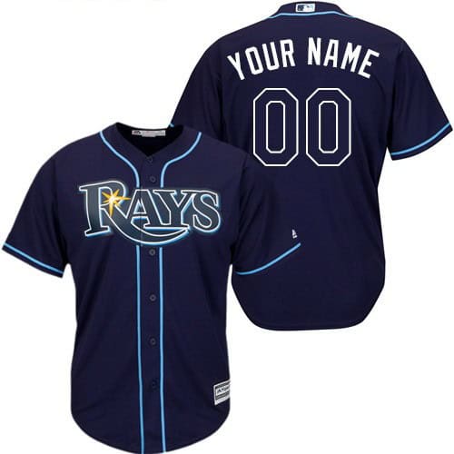 Tampa Bay Rays CustomizedNavy Blue Cool Base Jersey