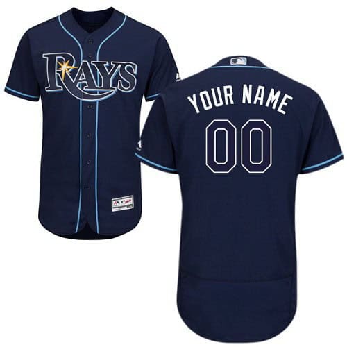 Tampa Bay Rays CustomizedNavy Blue FlexBase Jersey