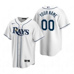 Tampa Bay Rays CustomizedWhite 2020 Cool Base Jersey