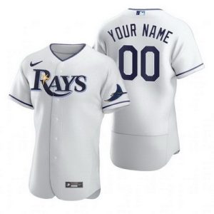 Tampa Bay Rays CustomizedWhite 2020 FlexBase Jersey