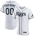Tampa Bay Rays CustomizedWhite Authentic Jersey