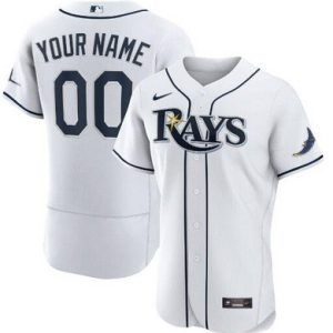 Tampa Bay Rays CustomizedWhite Authentic Jersey