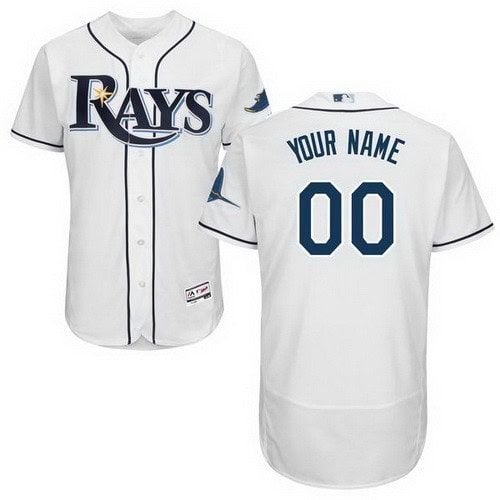 Tampa Bay Rays CustomizedWhite FlexBase Jersey