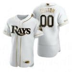 Tampa Bay Rays CustomizedWhite Gold 2020 Cool Base Jersey