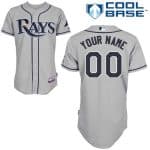 Tampa Bay Rays Customized Gray Cool Base Jersey
