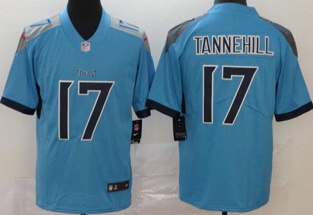 Tennessee Titans #17 Ryan Tannehill Limited Light Blue Vapor Untouchable Jersey