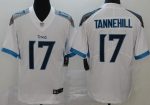 Tennessee Titans #17 Ryan Tannehill Limited White Vapor Untouchable Jersey