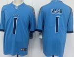 Tennessee Titans #1 Cameron Ward Limited Light Blue Vapor Jersey