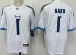 Tennessee Titans #1 Cameron Ward Limited White Vapor Jersey