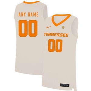 Tennessee Volunteers Customized White 2019 College Basketball Jersey