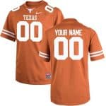 Texas Longhorns Customized Burnt Orange College Football Jersey