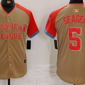 Texas Rangers #5 Corey Seager Gray 2024 All Star Limited Jersey