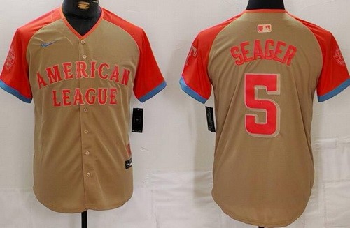 Texas Rangers #5 Corey Seager Gray 2024 All Star Limited Jersey